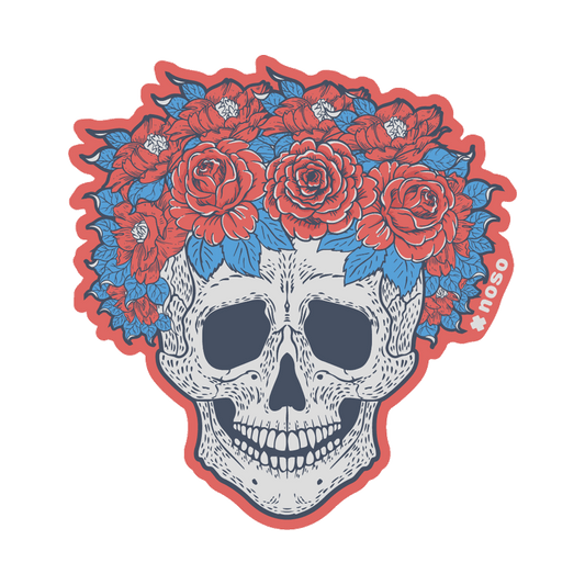 Skull Floral Wreath